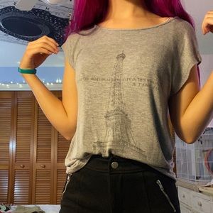 SHIRT ONLY, grey shirt by purple rain